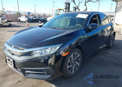 2016 Honda Civic Ex z USA, uszkodzony, nr VIN 2HGFC2F7XGH574002